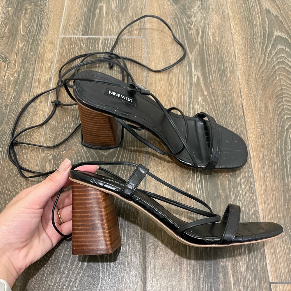 Nine West Lace Up Heels